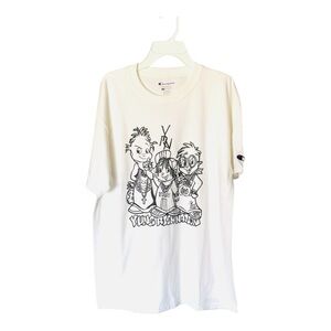 NWOT YRN Young Rich Nation “The Migos” Tshirt White Medium Chipmunks